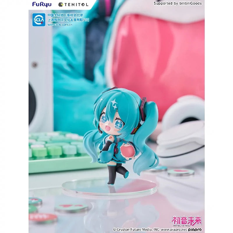 PREORDER - 50% NON REFUNDABLE deposit for Chibi Hatsune Miku Tenitol Figure from Furyu  - arrival August 2025
