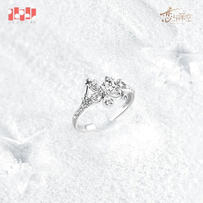 PREORDER - Love and Deepspace Paper Games Official Goods Witnessed by Deepspace Wedding Rings - dispatch March 2026