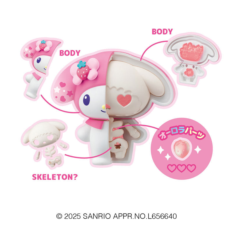 Sanrio - Kaitai Fantasy Figures My Melody and Kuromi Mix