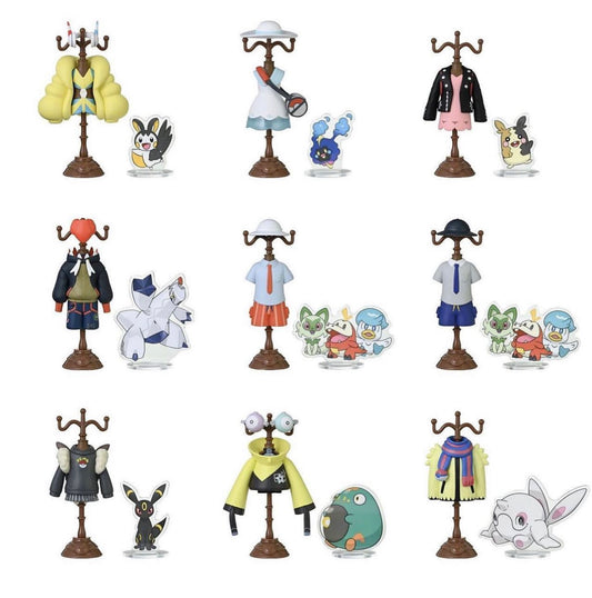 Pokmeon Center Trainer Torso figures with Acrylic stand