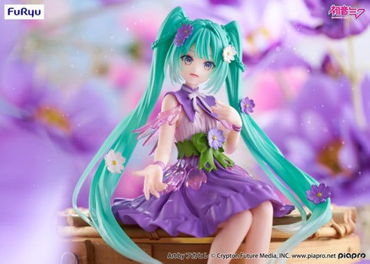 AVAILABLE ON  REQUEST -  Miku Cosmo Purple version noodle topper figure