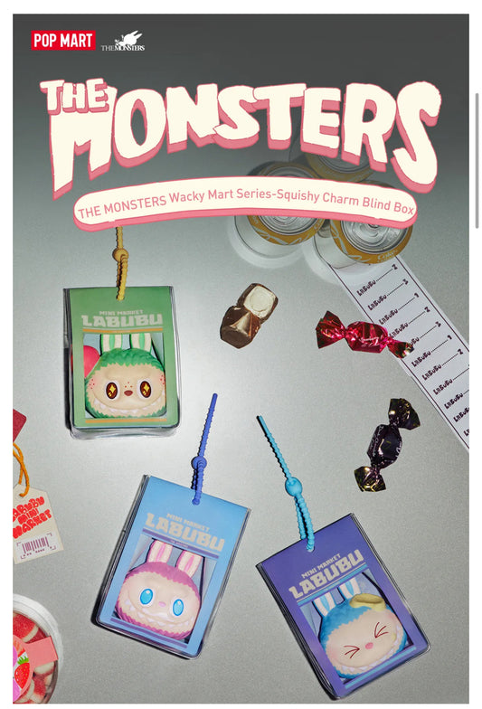 Popmart The Monsters Wacky Mart Pinch Pendant Blind Box