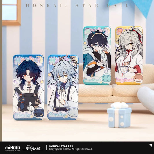 PREORDER - Honkai Star Rail Boys Dormitory Series acrylic stands, badges and straps - Non Chibi Series - November 2025