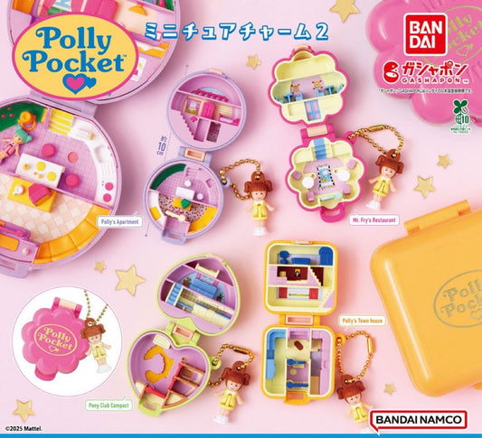 PREORDER - Bandai Polly Pocket Figure Volume 2 Gashapon Gatcha Straps Blind Pulls - November 2026