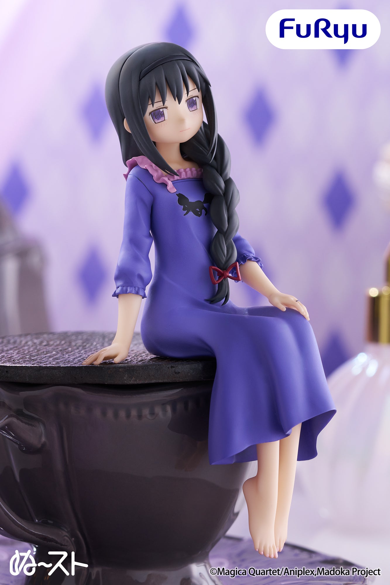 PREORDER - 50% NON REFUNDABLE deposit for Madoka☆Magica - Homura - Noodle Stopper Figure - Nightwear - September 2026