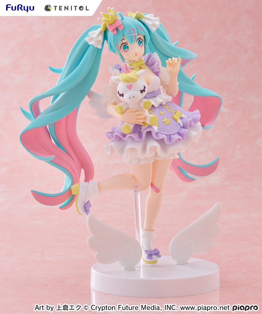 PREORDER - 50% NON REFUNDABLE deposit for Tenitol Hatsune Miku Yumekawa Princess Lavender Ver. figure from Furyu  - arrival December 2025