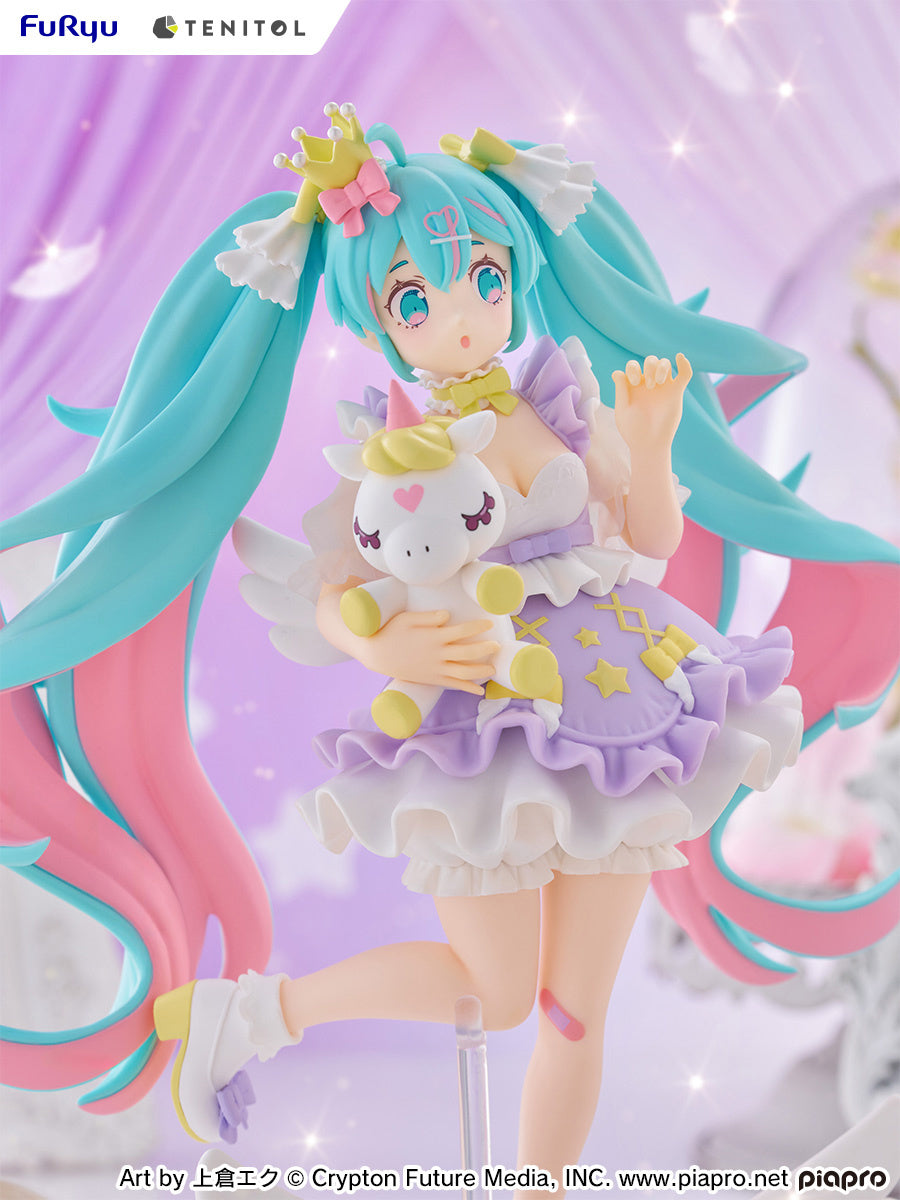 PREORDER - 50% NON REFUNDABLE deposit for Tenitol Hatsune Miku Yumekawa Princess Lavender Ver. figure from Furyu  - arrival December 2025