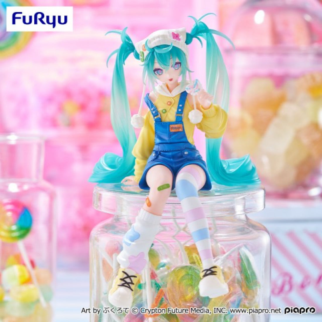 AVAILABLE ON  REQUEST - Vocaloid - Hatsune Miku - Noodle Stopper Figure - Lollipop