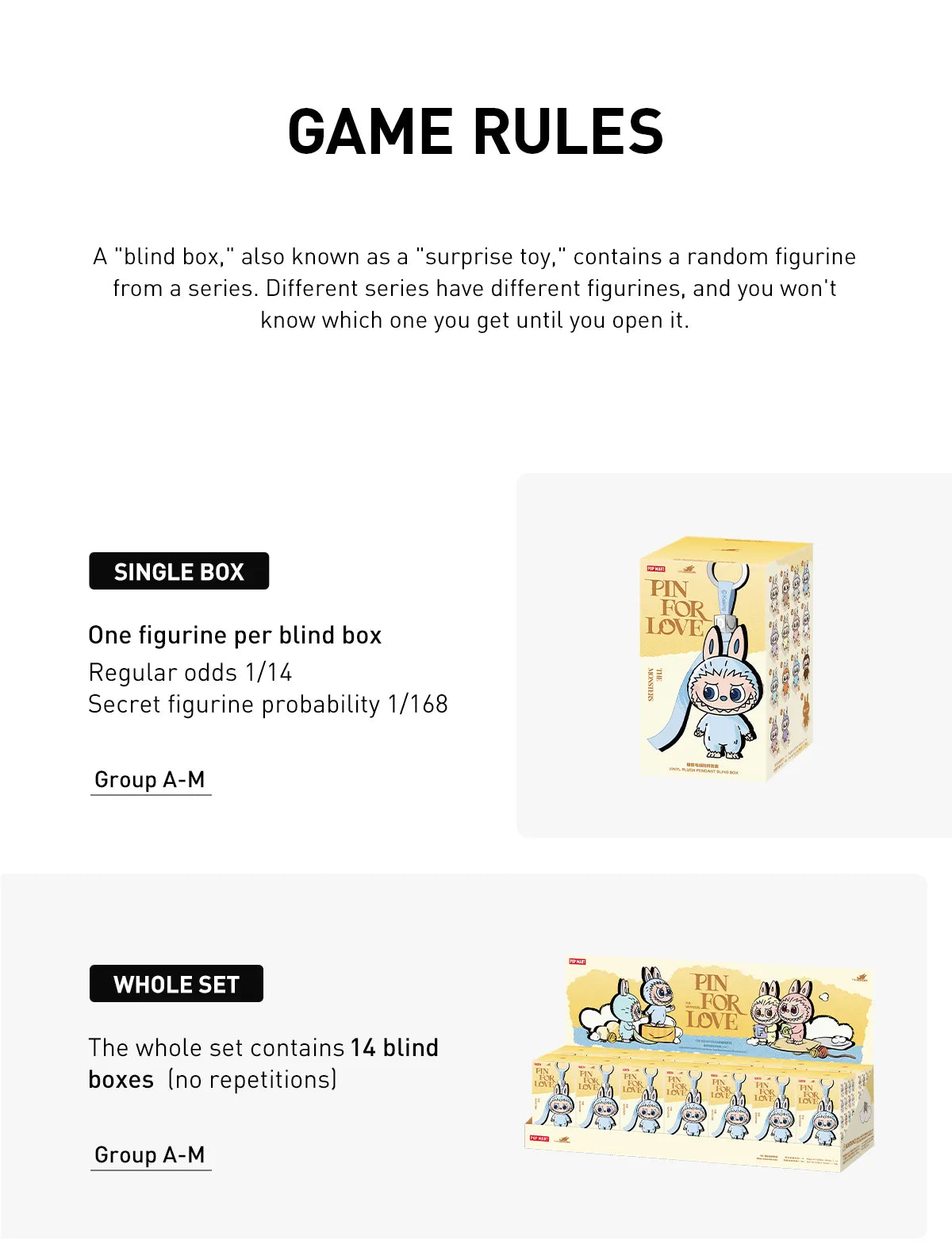IN STOCK - Labubu The Monsters Pin for Love A-M Blind Box from Pop Mart