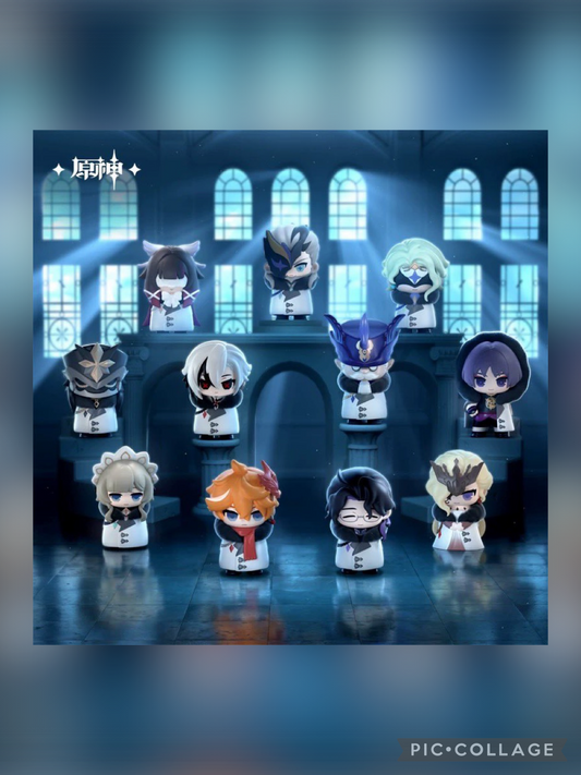 PREORDER - Genshin Impact Natlan Chibi Fatui Harbingers Blind Box Figures - April 2026