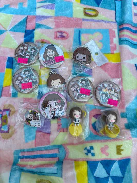 SALE - My Hero Academia Ocacho Strap and Badge Bundle