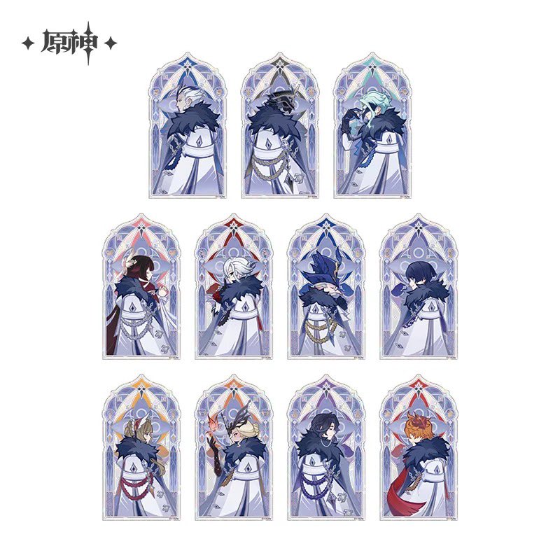 PREORDER - Genshin Impact Frost and Flame Merchandise Series Acrylic Stands Blind Box - April 2026