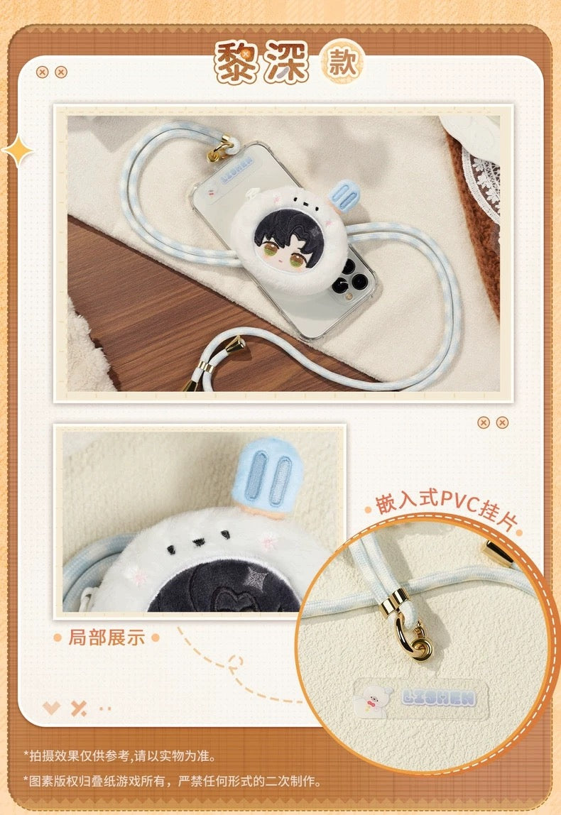 PREORDER - Love and Deepspace Velvet Heart Embrace Plush Smartphone Holder - dispatch December 2025