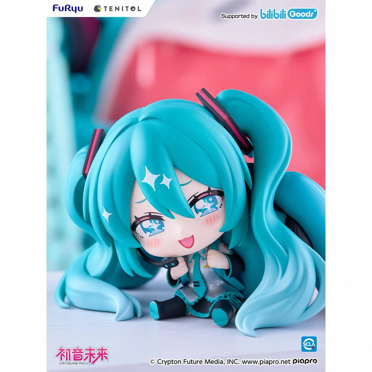 PREORDER - 50% NON REFUNDABLE deposit for Hatsune Miku - Tenitol - Uwaa Series - Very Happy Ita Bag, Cat figure - August 2027 (Copy)