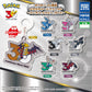 Pokemon 30th Anniversary Metal Charm Mascot -Sino, Unova, Kalos - Blind Pulls