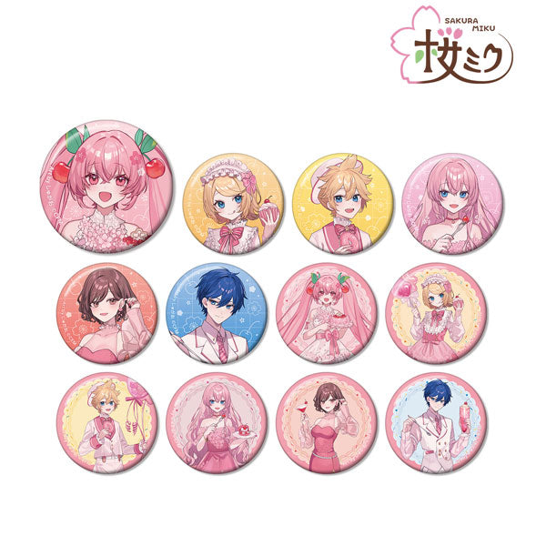 Sakura Miku New Illustration Sakura Party ver. Art by Shuga Hatsune Miku Vocaloid Badges