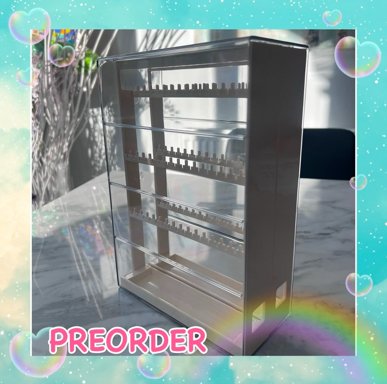 PREORDER - Keychain and Straps Acrylic Display Box - Dispatch March 2025