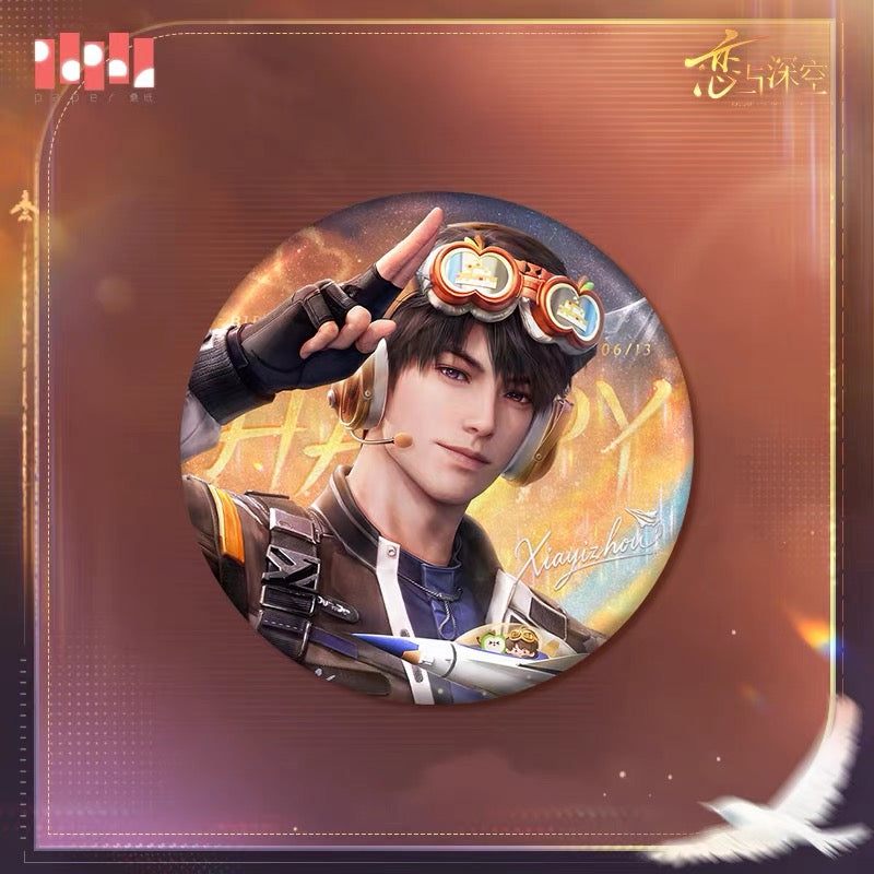PREORDER - Love and Deepspace Caleb Birthday 2026 Merchandise - including badges, acrylic stand and more - January 2027