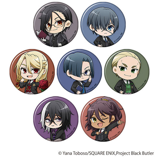 PREORDER - Black Butler: Public School Arc Chara Badge Collection Mini Chara blind packs - Sept 2024