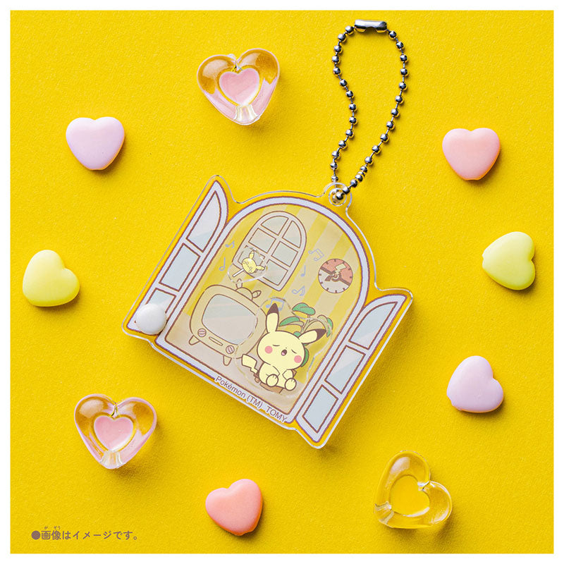 Pokemon Pokepeace Moving Acrylic Charm House - arrival end of August 2024