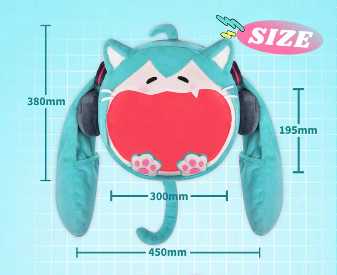 Preorder Vocaloid Special edition 2024 Miku Nyanya 4 way itabag ItaBag - Late October 2024