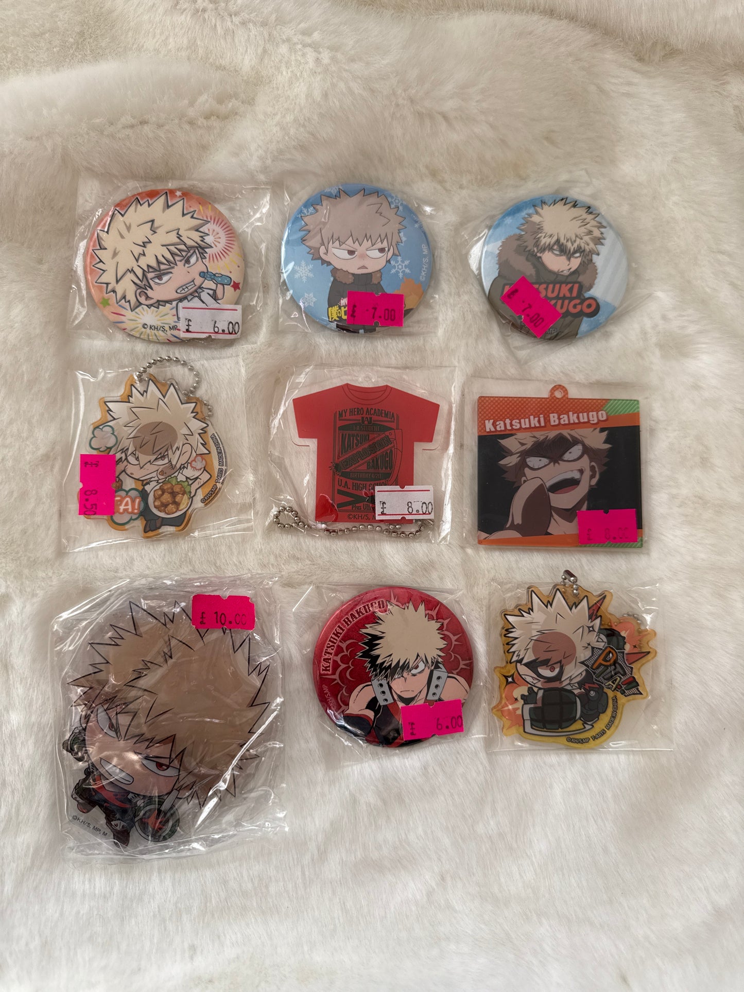SALE - My Hero Academia Bakugo Strap and Badge Bundle
