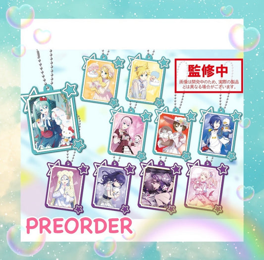 Project SEKAI Colorful Stage! feat. Hatsune Miku x Sanrio Characters Capsule Gatcha Rubber Key Chain Collection Vol. 3