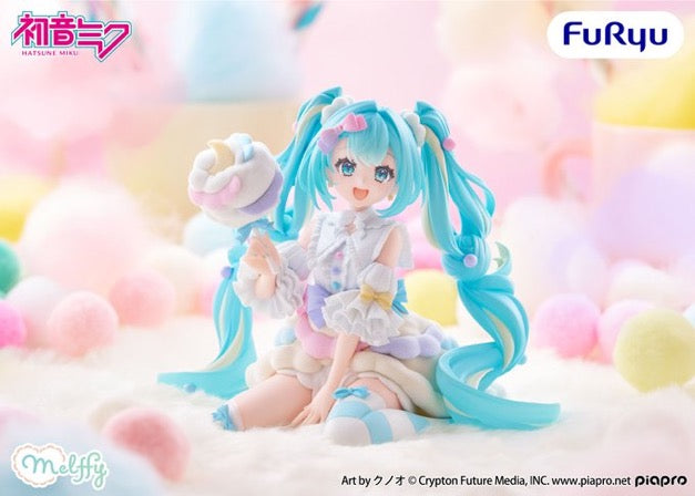 PREORDER - 50% NON REFUNDABLE deposit for Hatsune Miku - Melffy - Cotton Candy Figure - November 2026