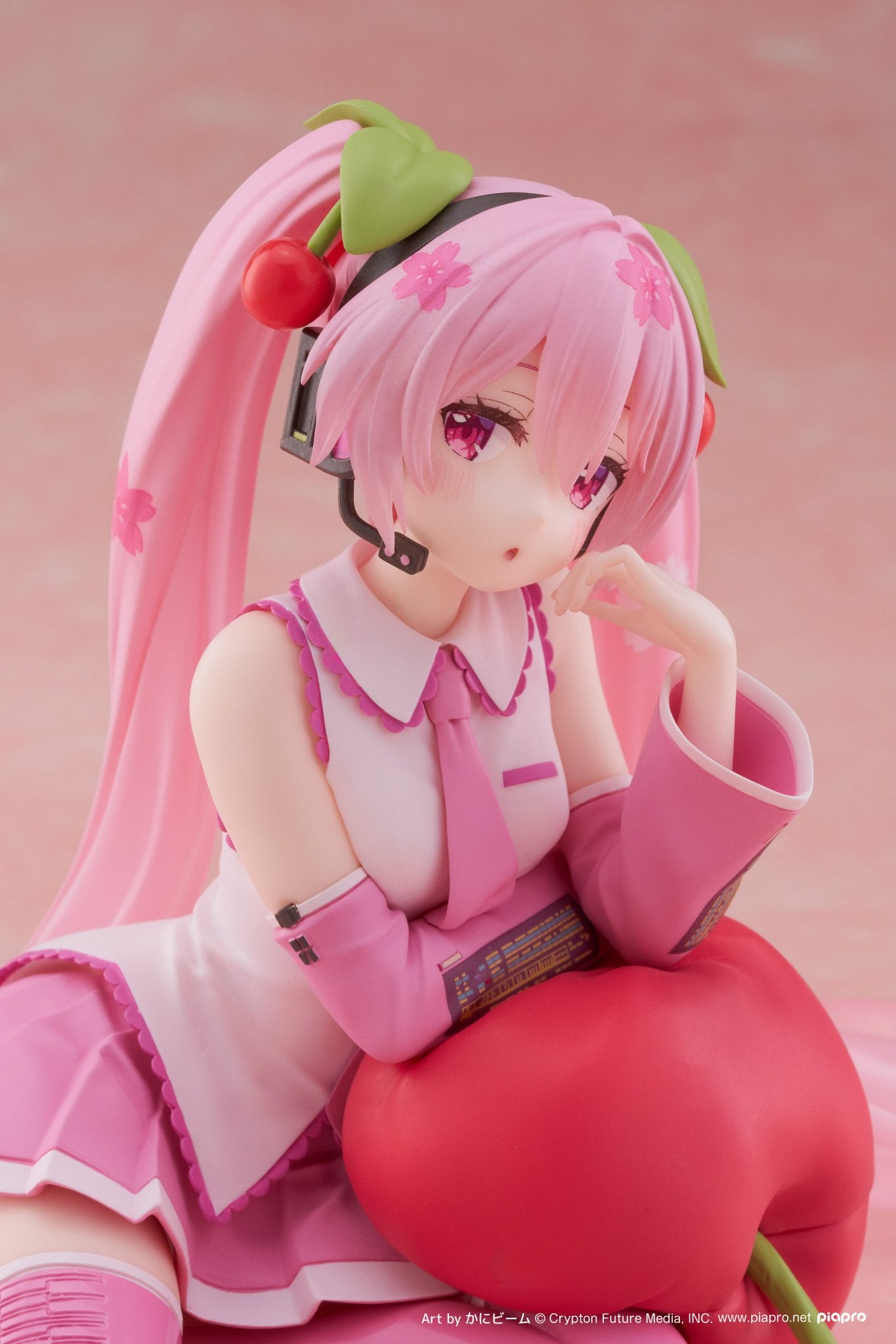 50% NON REFUNDABLE deposit for Vocaloid - Hatsune Miku - Desktop Cute - Sakura, Sakuranbo Cushion ver  -  arrival March 2025