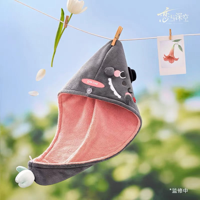 PREORDER Love and Deepspace CN × AMORTALS plush Hair Drying Cap   - dispatch April 2027