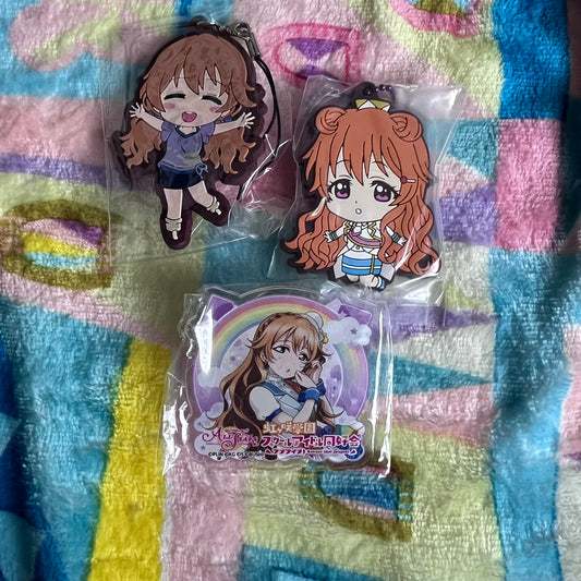 SALE - Love Live! Nijigasaki High School Idol Club Kanata Strap and Badge Bundle