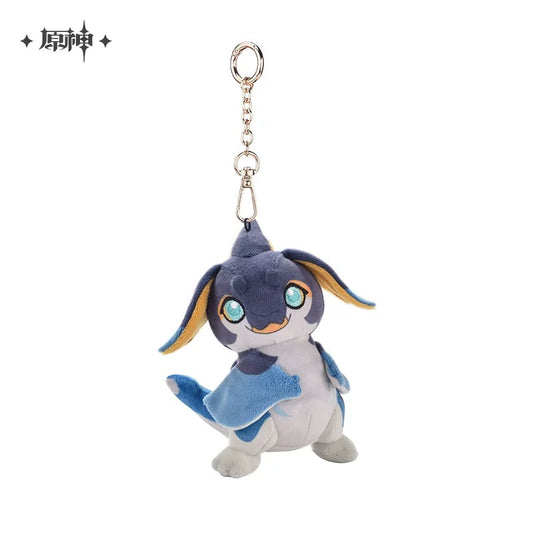 Blue Genshin Impact Blaze to Natlan Series Baby Dragon Plush mascot keychain