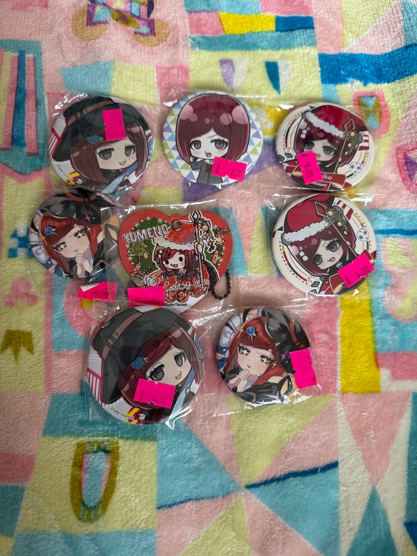 SALE- Danganronpa Himiko Badge and strap Bundle