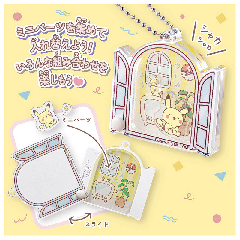 Pokemon Pokepeace Moving Acrylic Charm House - arrival end of August 2024