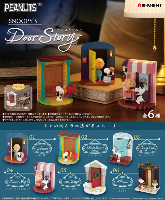 PREORDER - Rement Snoopy’s Door Story Blind Boxes - December 2024