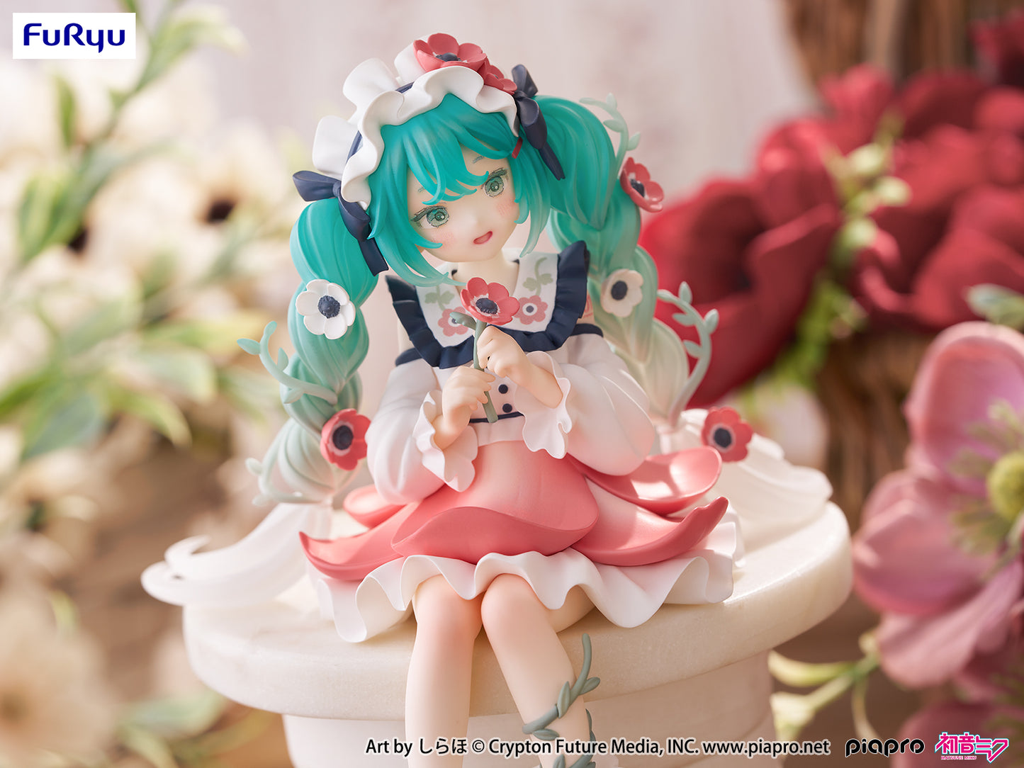 PREORDER - 50% NON REFUNDABLE deposit for Vocaloid - Hatsune Miku - Flower Fairy - Noodle Stopper Figure - Anemone  -  arrival July 2025