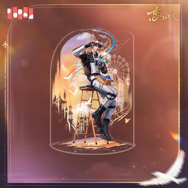 PREORDER - Love and Deepspace Caleb Birthday 2026 Merchandise - including badges, acrylic stand and more - January 2027