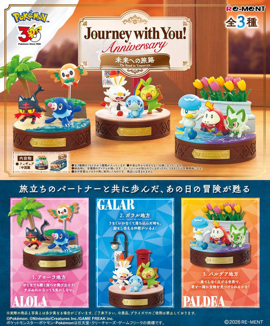 PREORDER - Pokémon 30th anniversary Journey with you volume 3 figures - January 2027