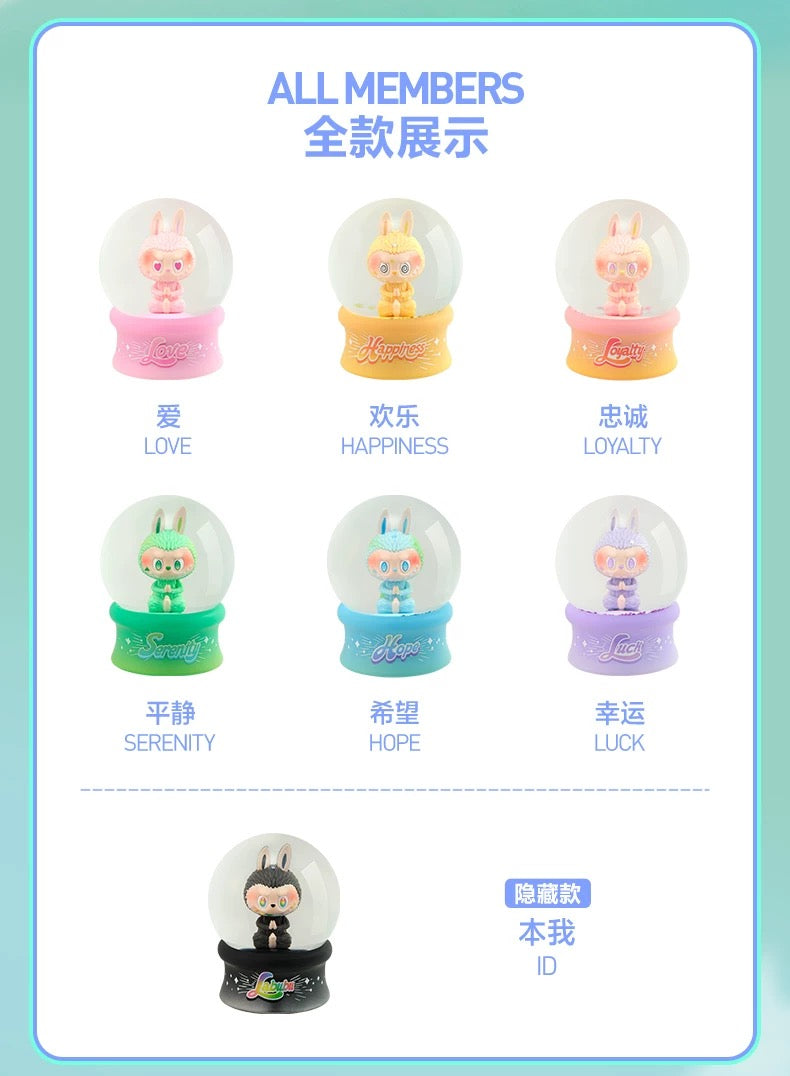 PREORDER - Labubu The Monsters Big Into Energy Crystal Ball Blind box figure - August 2025