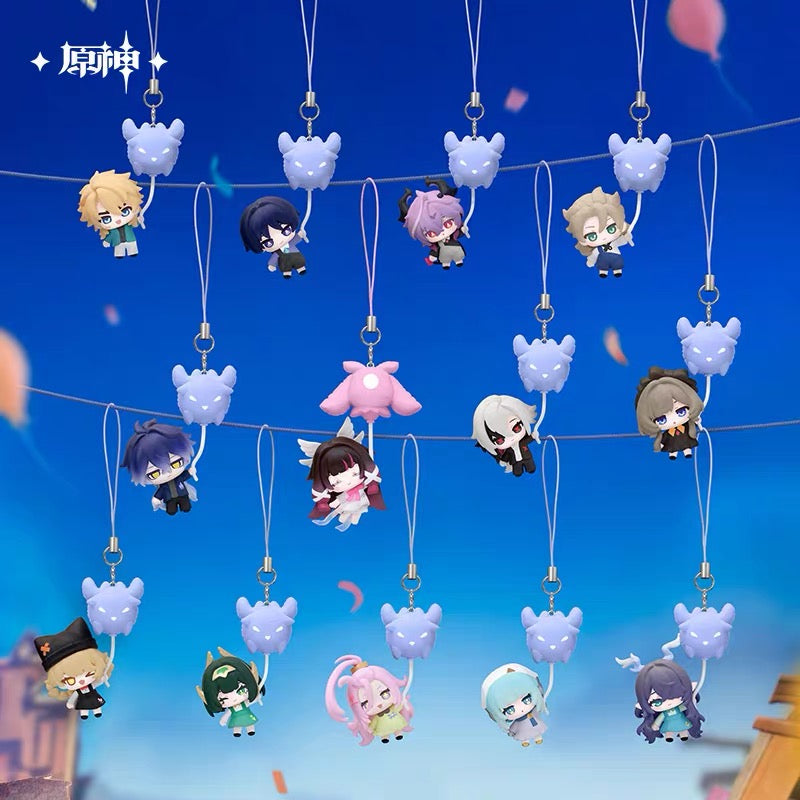PREORDER - Genshin Impact The Wandering Travelogue off the Moon-Prayer Hanging figure blind box  - April 2027