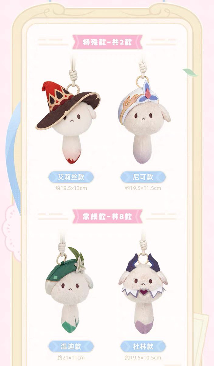 PREORDER - Genshin Impact miHoYo Tea Party Partner Dodoco Plush Keychain Blind Box - November 2026