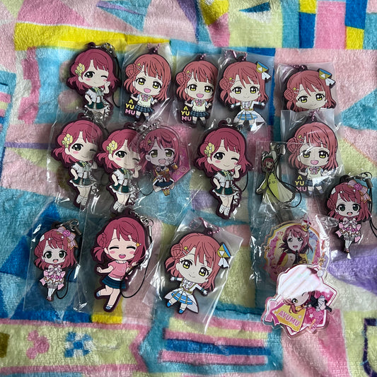 SALE - Love Live! Nijigasaki High School Idol Club Ayumu Strap and Badge Bundle