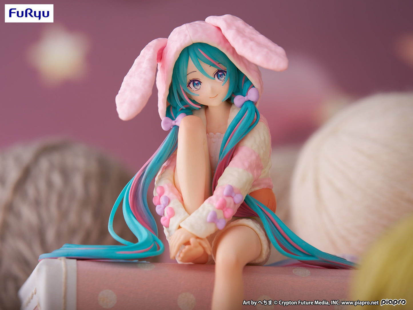 PREORDER - 50% NON REFUNDABLE deposit for Hatsune Miku - Noodle Stopper Figure - Usamimi Pajama PJ -  arrival December 2024