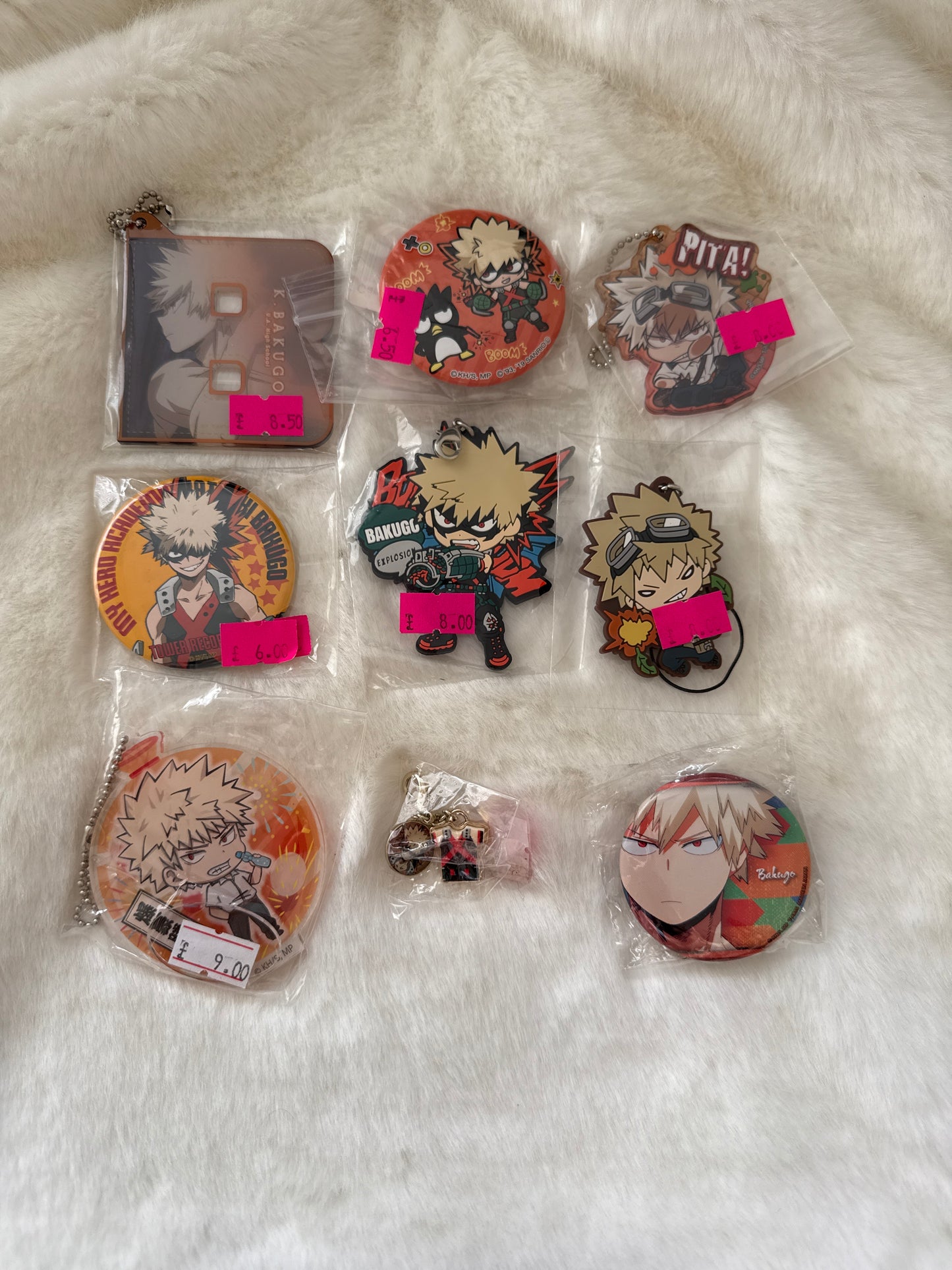 SALE - My Hero Academia Bakugo Strap and Badge Bundle
