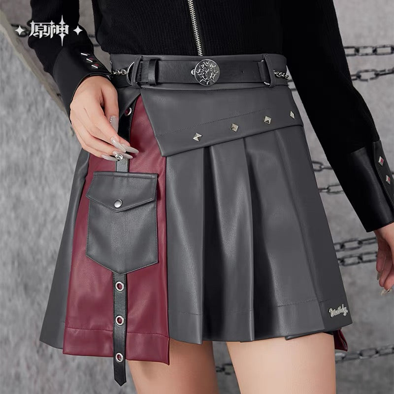 PREORDER - Genshin Impact Wriothesley Theme Impression Series Pleated Skirt with strap - March 2025