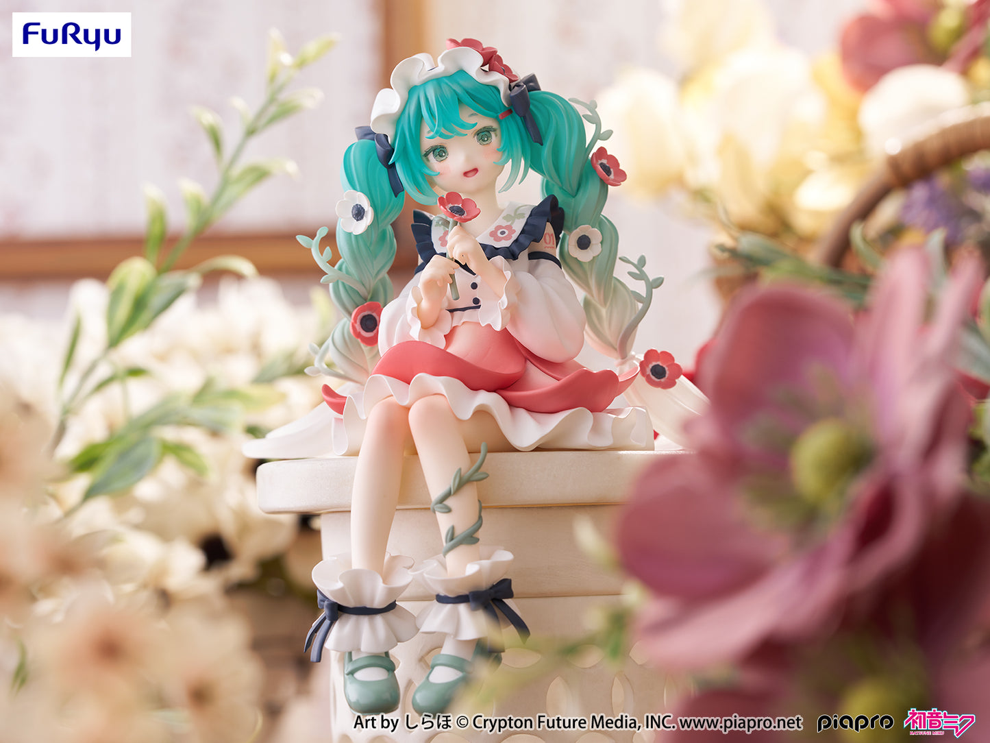 PREORDER - 50% NON REFUNDABLE deposit for Vocaloid - Hatsune Miku - Flower Fairy - Noodle Stopper Figure - Anemone  -  arrival July 2025