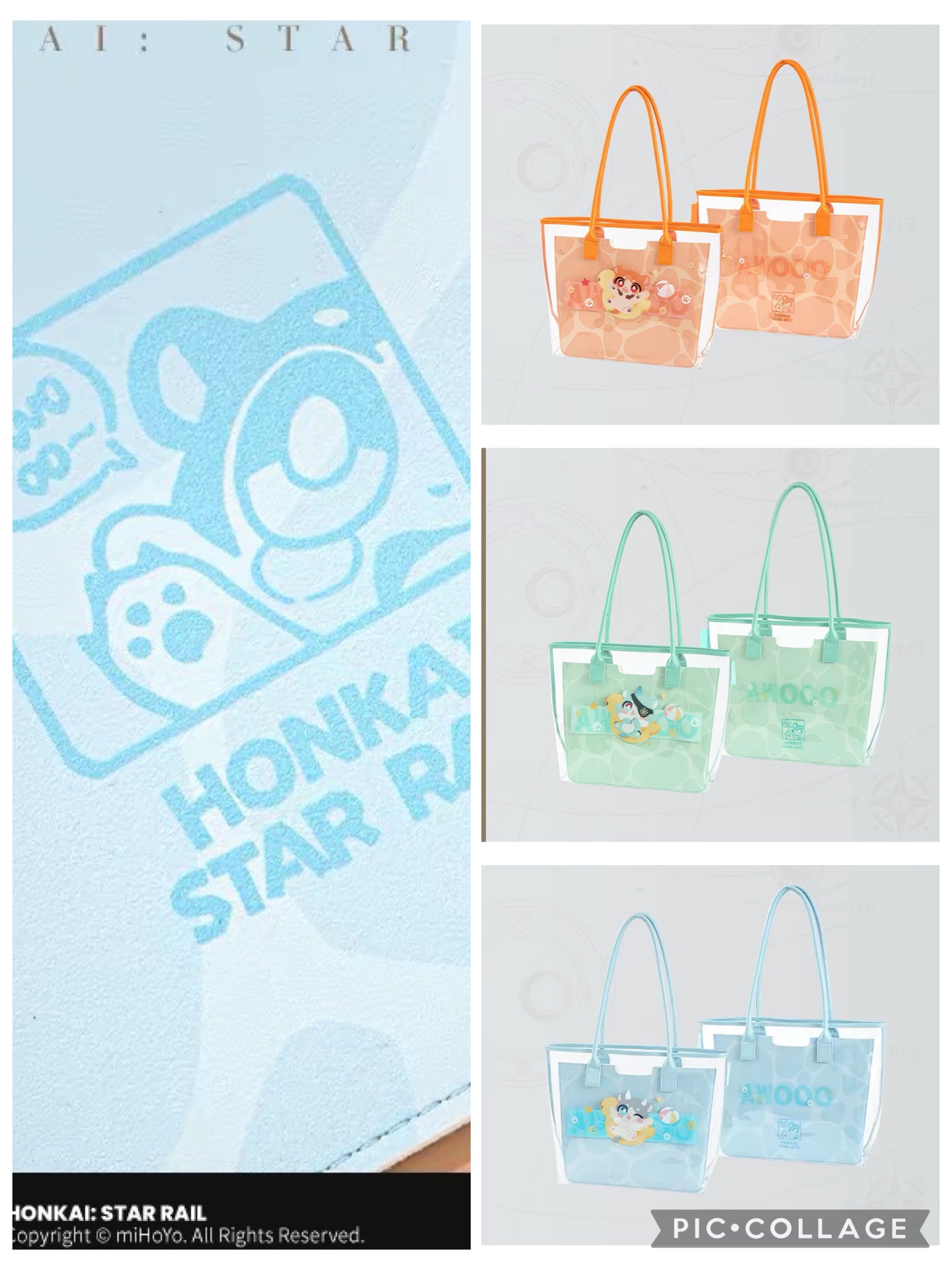 PREORDER - Honkai: Star Rail Awoo Awoo Series Jelly Tote Bag - January 2027