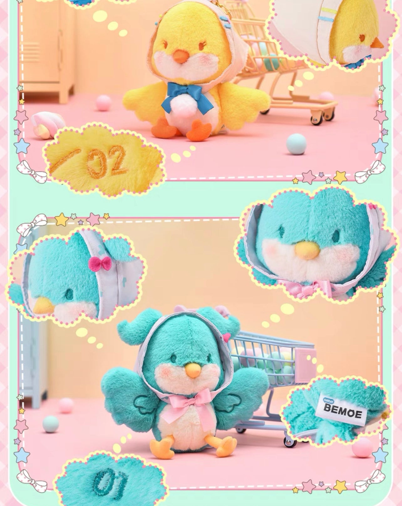 PREORDER - Hatsune Miku Sugar Bond Series - Bird Plush Mascot - November 2024