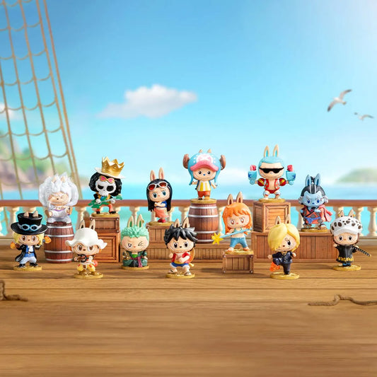 Pop Mart One Piece X Labubu The Monsters Blind box figures