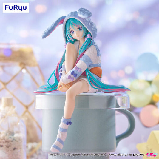 PREORDER - 50% NON REFUNDABLE deposit Hatsune Miku - Noodle Stopper Figure - Usamimi Pajama - August 2025